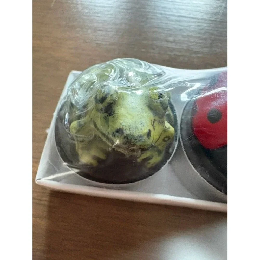 Animal Tea Light Candles Frog Ladybug Bee Turtle
